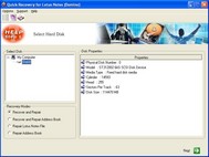 Lotus Notes Data Recovery by Unistal screenshot